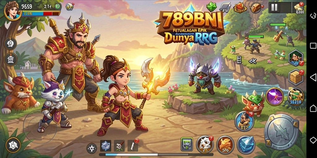 Screenshot gameplay 789BNI menampilkan aksi seru dalam petualangan RPG.