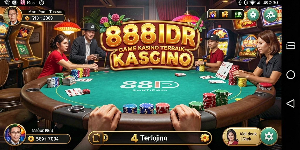 Tampilan gameplay 888IDR dengan pengalaman kasino yang mendebarkan.