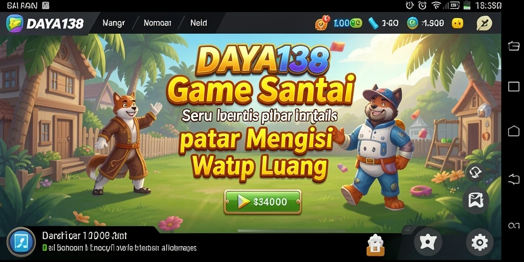Tampilan gameplay DAYA138 yang seru dan penuh warna.