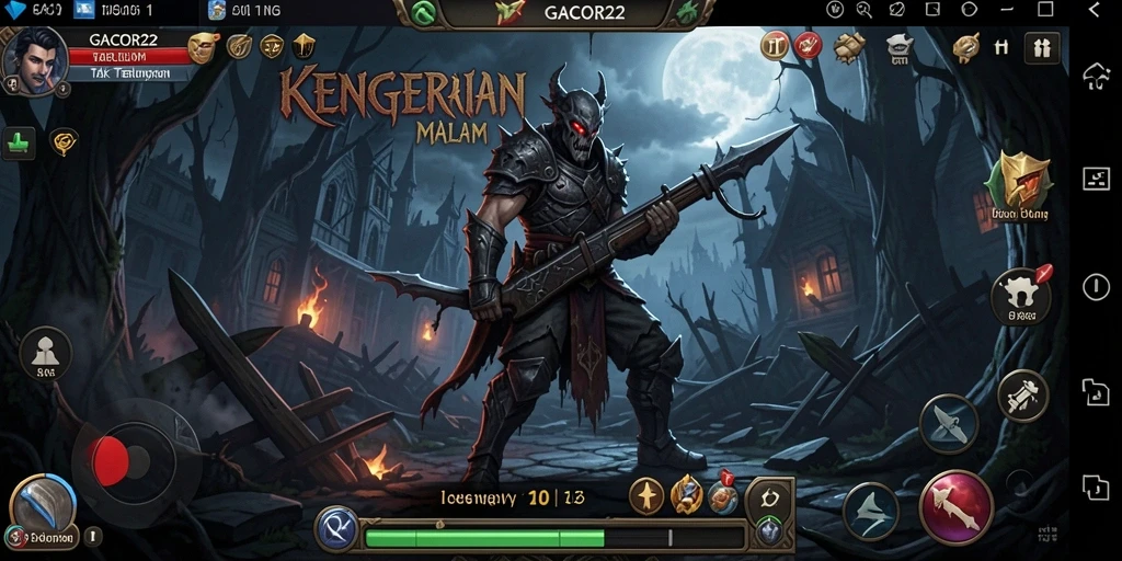 Screenshot yang menunjukkan suasana mencekam dalam GACOR22.