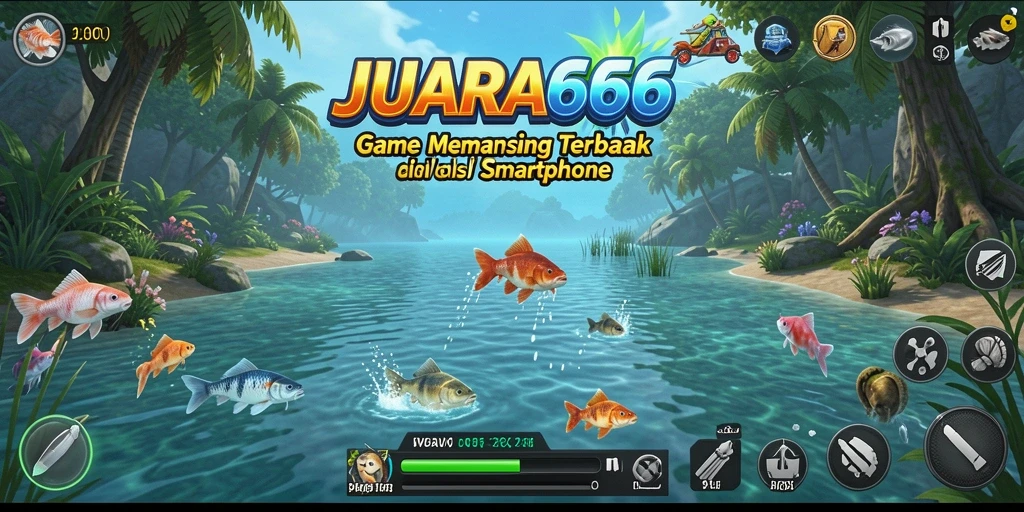 Tampilan gameplay JUARA666 yang menghadirkan keseruan memancing.