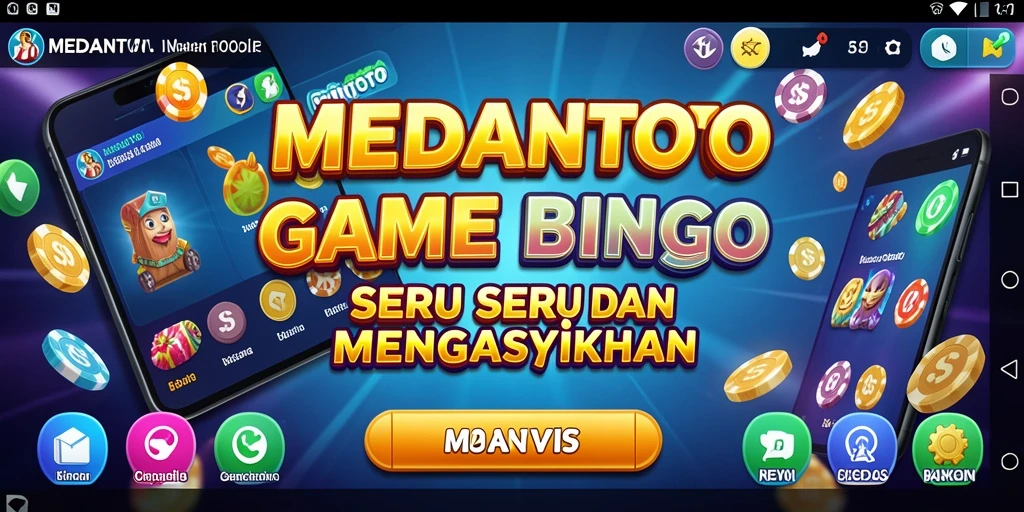 Tampilan menyenangkan saat bermain Bingo di MEDANTOTO.