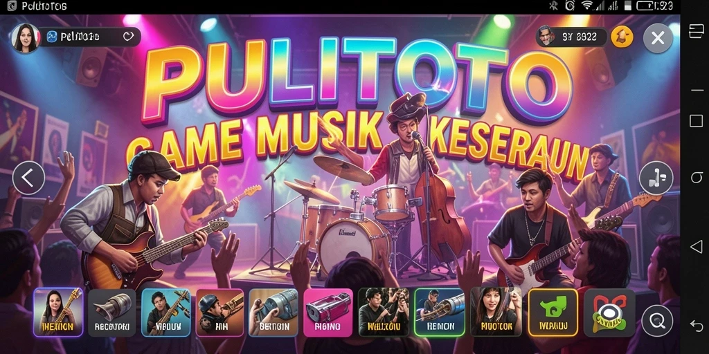 Tampilan gameplay PULITOTO yang interaktif dan seru.