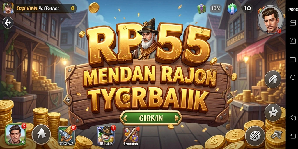 Tampilan gameplay RP55 yang menarik dan penuh aksi dalam dunia Tycoon.