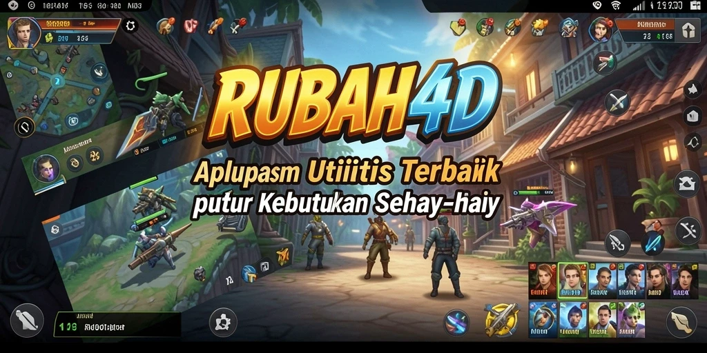 Tampilan antarmuka utama RUBAH4D yang intuitif.
