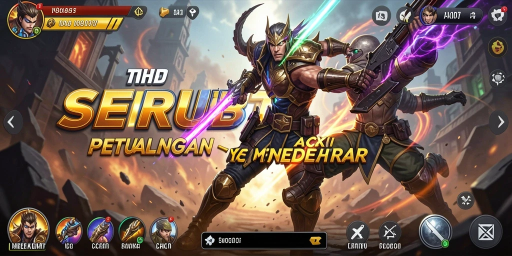 Tampilan menarik dari gameplay SERUBET yang intens.