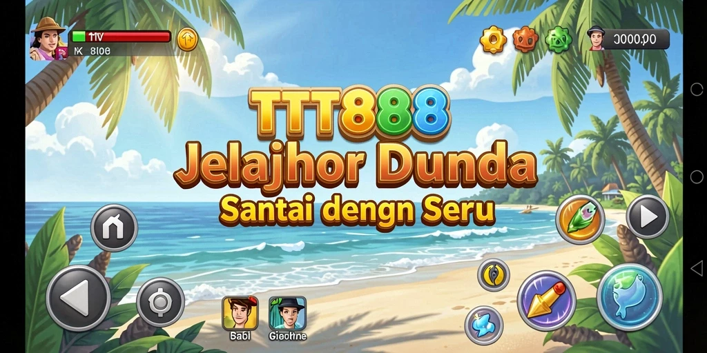 Tampilan gameplay seru dan penuh warna dari TTT888.